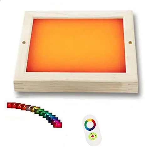 Lumière LED RF tactile pour sauna – orange/blanc