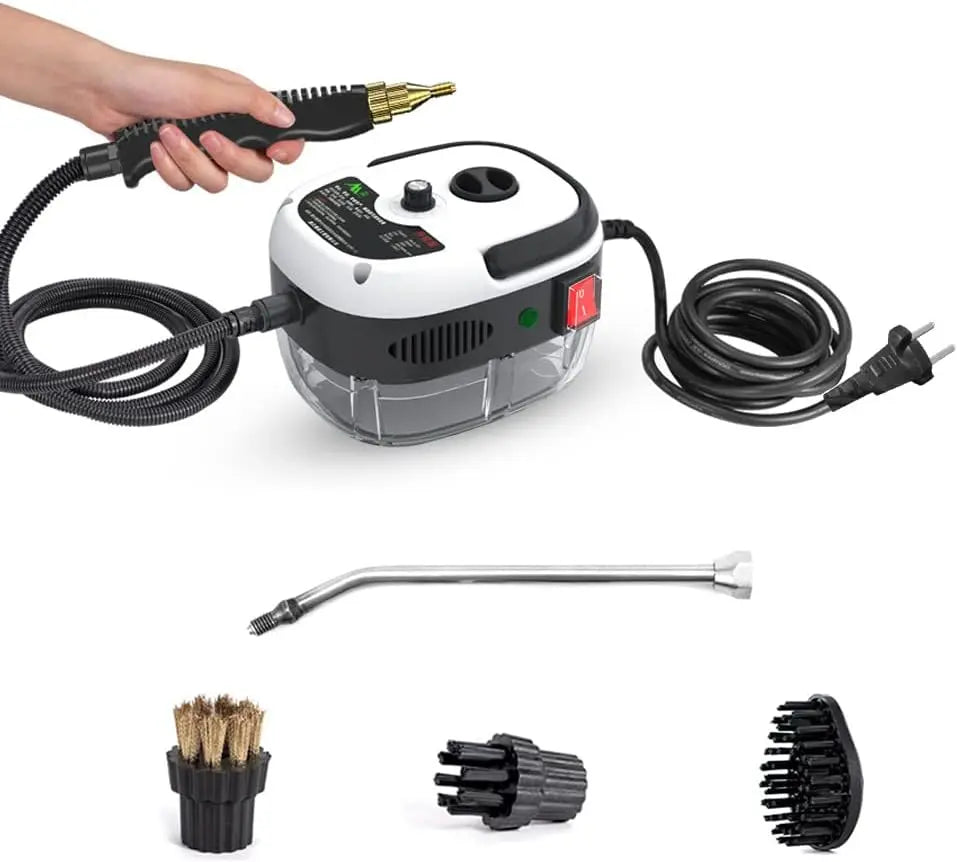 Andoer Nettoyeur Vapeur 2500W portable Nettoyeur Vapeur Main Haute Température Nettoyeur à Vapeur – gris/noir