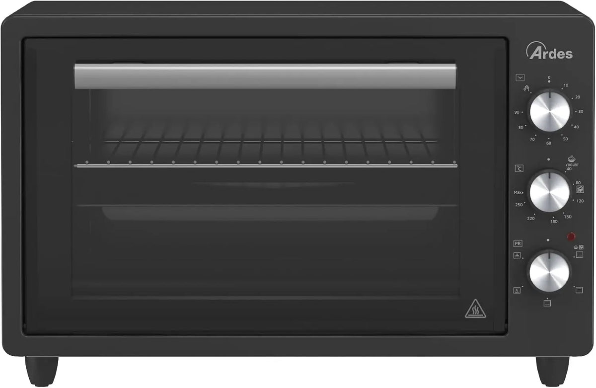 ARDES - AROVEN371 Four Électrique Ventilé 37 Litres Mini-Four Électrique Ventilé Professionnel – noir/gris