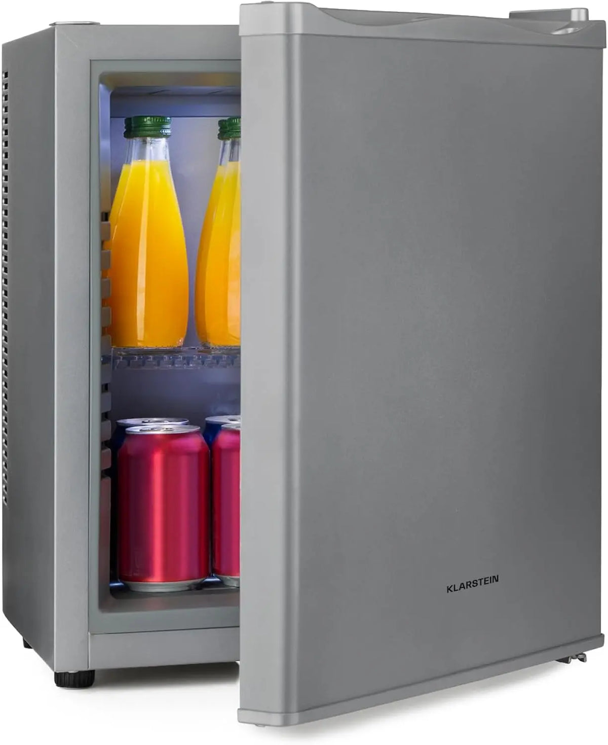 KLARSTEIN Mini Frigo de Chambre de 23L pour Snacks et Boissons – gris