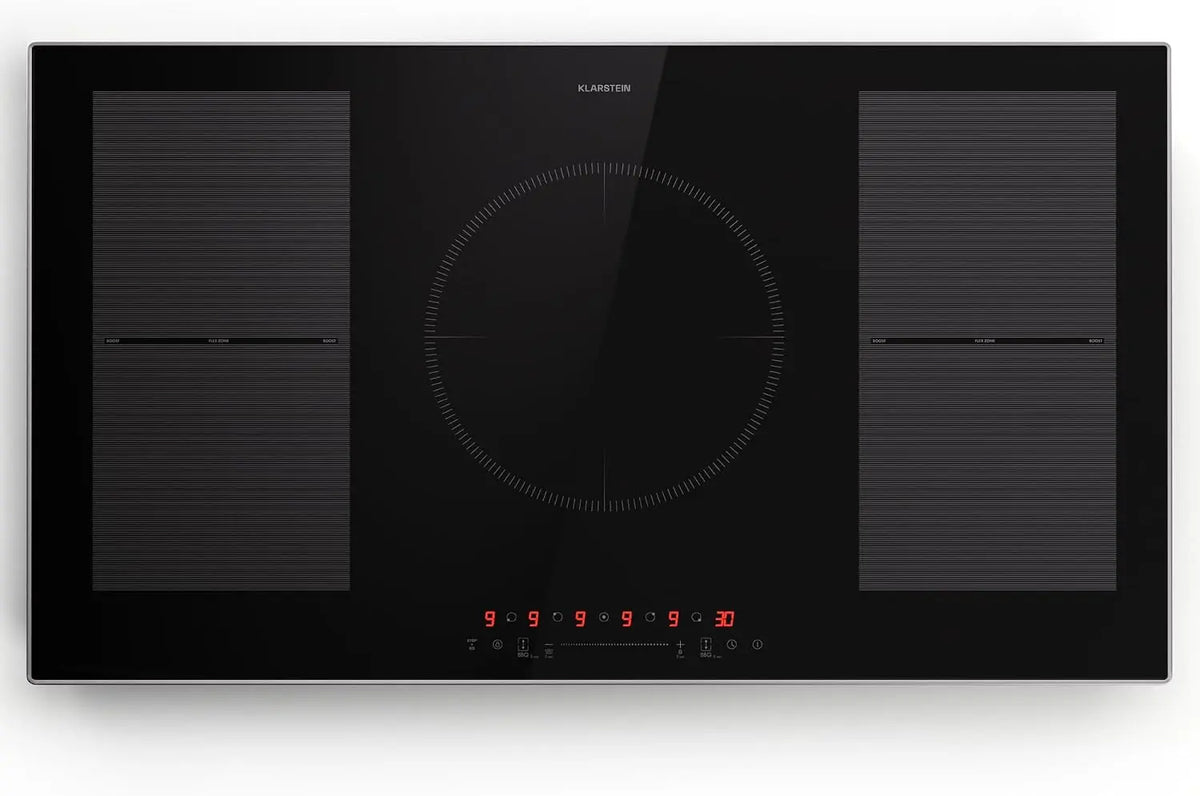 Klarstein Plaque Induction Encastrée 7000W – noir/argenté