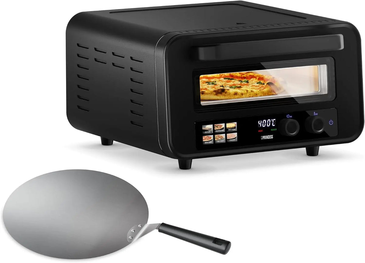 Princess Four à Pizza Pro Max – 2100 W, 15 L, gris/noir