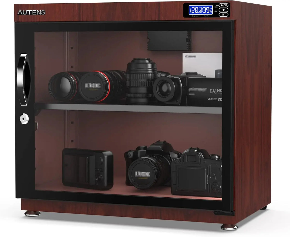 Armoire sèche déshumidifiante de 80 L – 8 W, noir/orange/gris