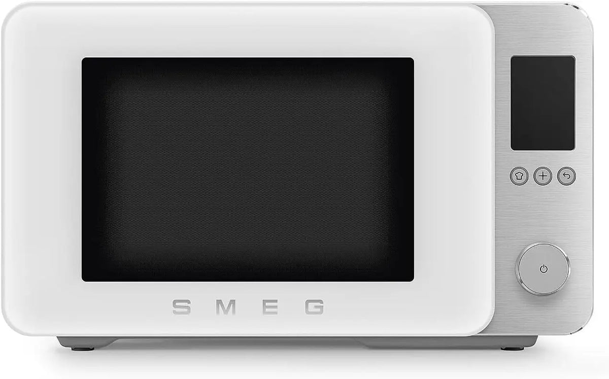 Smeg Four à Micro-ondes Combiné MOC02WHMEU – 2100 W, blanc