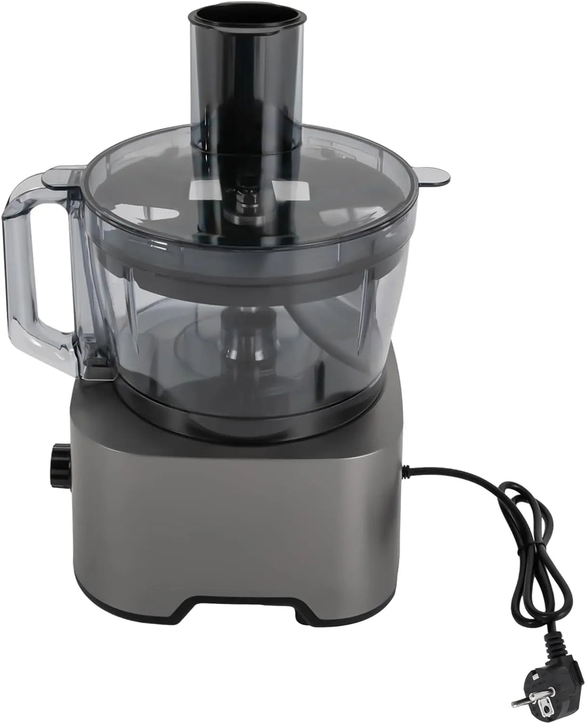 Robot de cuisine 3 en 1,600 W 220 V – 7 l, 24,5 x 22,5 x 43,2 cm, 50 Hz, gris