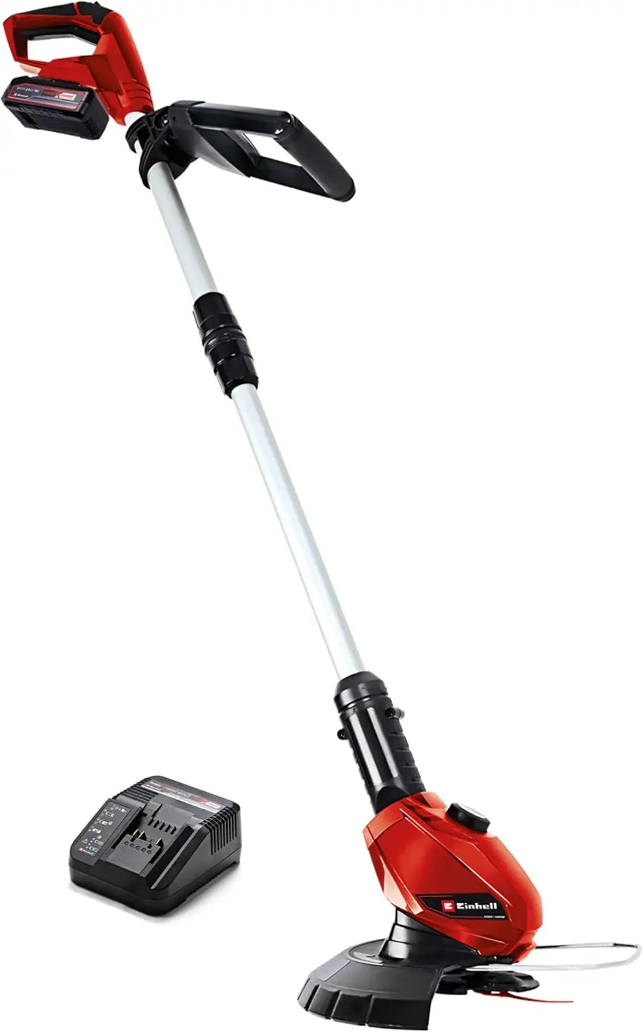 Einhell Coupe-Bordures sans Fil GE-CT 18 Li 1x 2,5 Ah – gris/noir/rouge