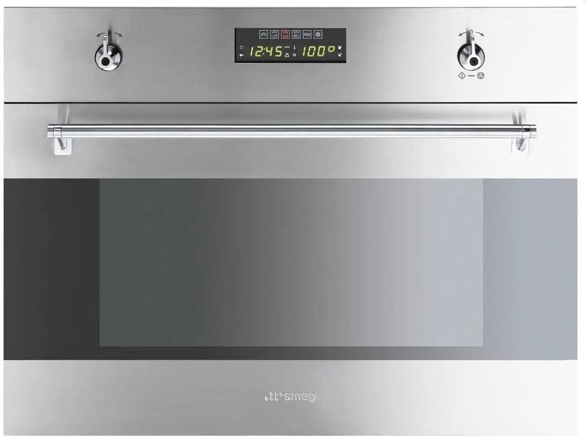 S45VX2 SMEG Four vapeur classici COMPACT 45 CM - inox finger friendly – 1800 W, 34 L, argenté