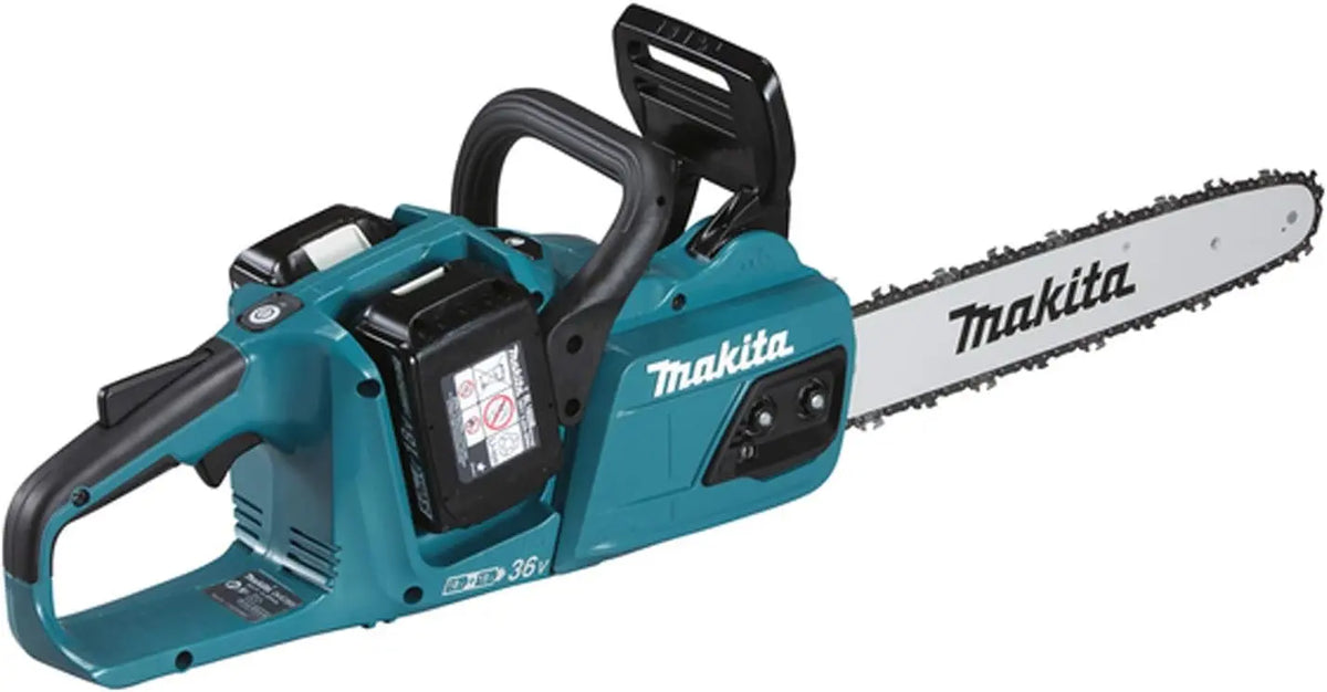 Makita DUC355PT2 Tronçonneuse sans fil LXT 18 V/36 V 35 cm – bleu/gris/noir