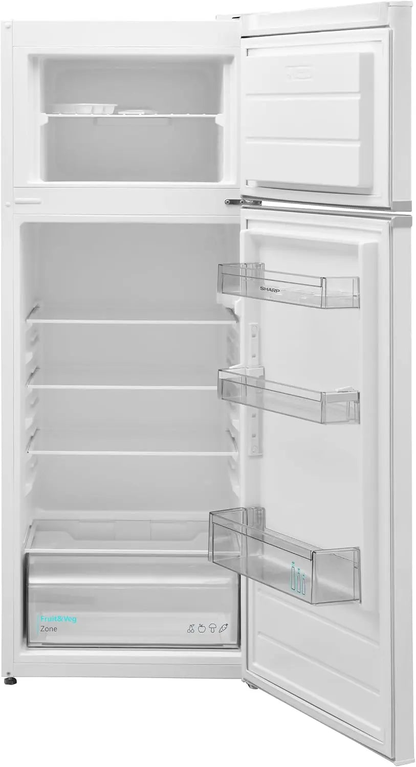 SHARP Réfrigérateur/Congélateur SJ-FTB01ITXWD-EU2 - Largeur : 54 cm - Volume : 213 l dont 42 l dans – 213 l / 42 l, gris