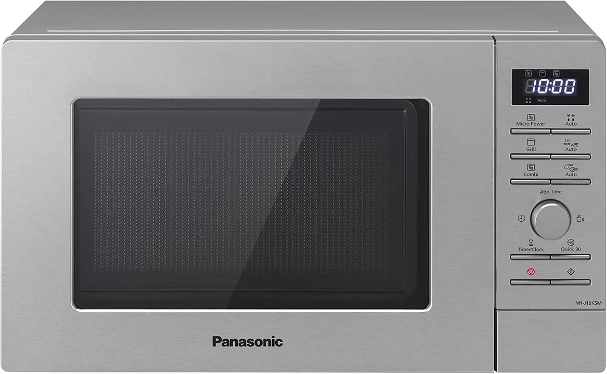 Panasonic MICROONDAS NNJ19KSMEPG 20L INOX GRILL PANASONIC – 800 W / 1000 W, argenté