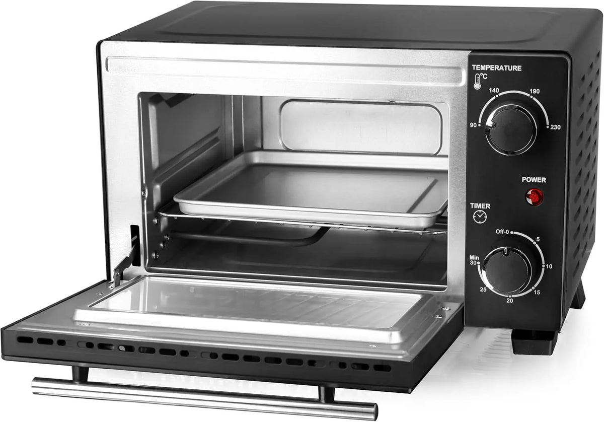 EMERIO MO-124451 Mini four 10 litres – 800 W, gris/noir