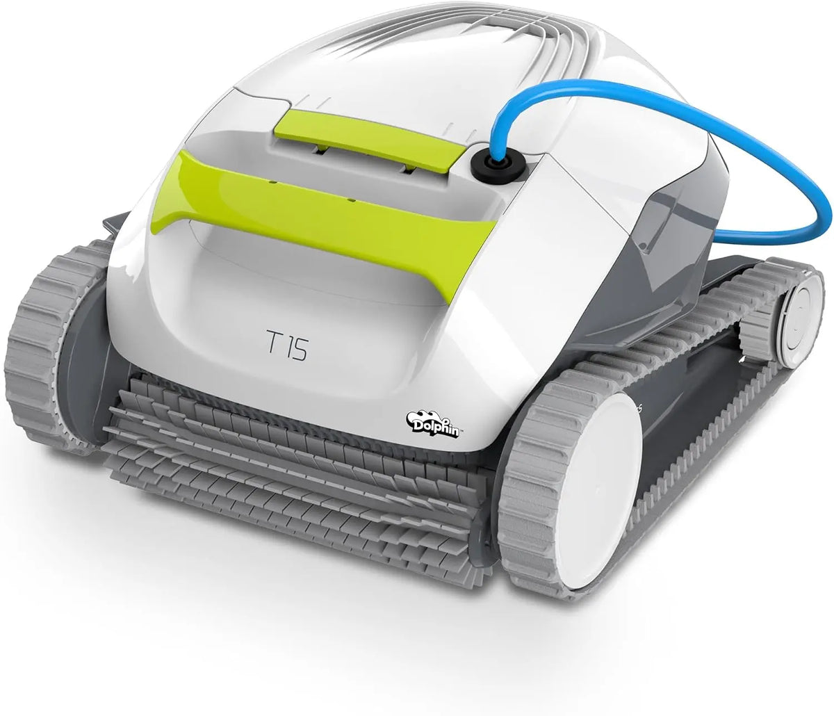 Dolphin T15 Robot Nettoyeur électrique avec Fil pour Piscines Hors-Sol jusqu'à 8 mètres de Longueur – gris