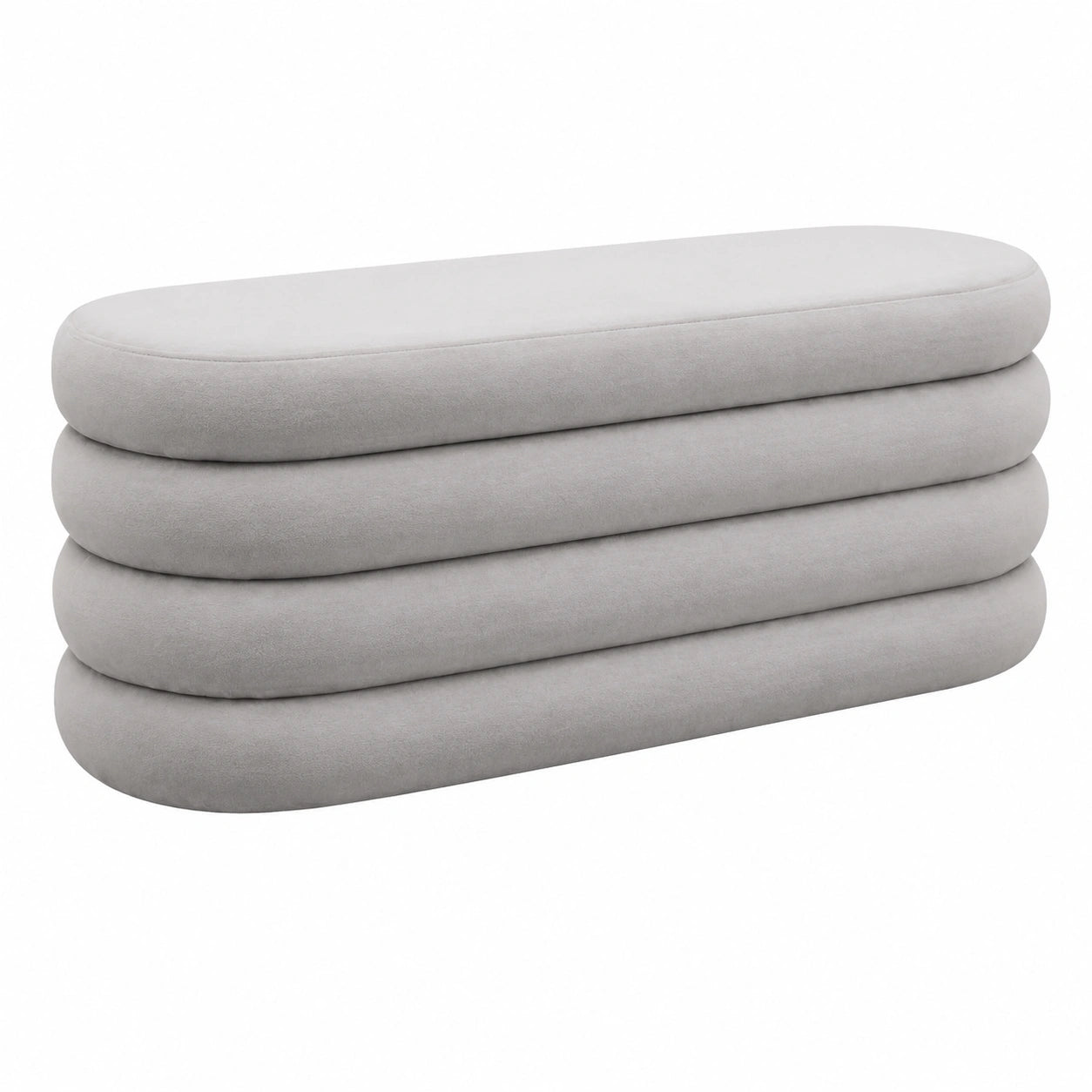 Lit coffre, en velours, avec rangement, rembourré, coloris gris, 110 x 45 x 42 cm, pour la chambre
