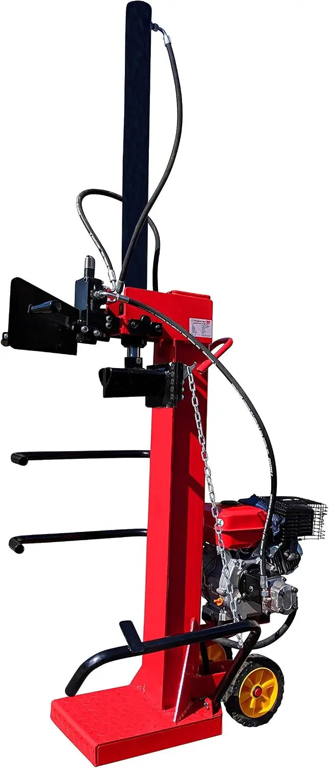 HSP13T-G6,5 Fendeur de bûches 13 tonnes / Longueur de fendage 104 cm / Moteur à essence 6,5 CV 4 temps – 6,62 kW, rouge/gris/noir