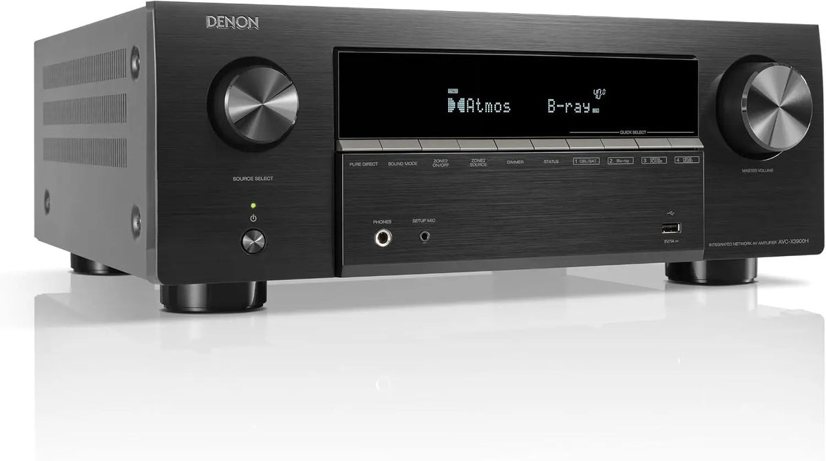 Denon AVC-X3900H Amplificateur Home Cinéma 9.4 Canaux 105W - Noir – 120 Hz