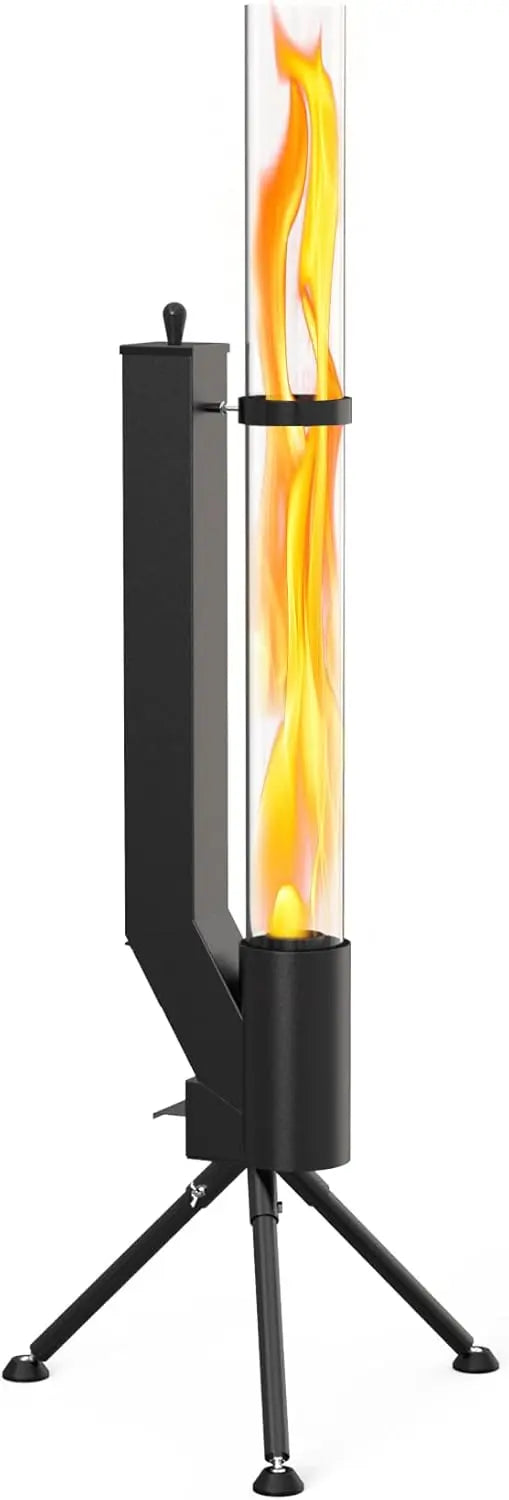 Onlyfire Chauffage de Terrasse à Pellets – gris/noir