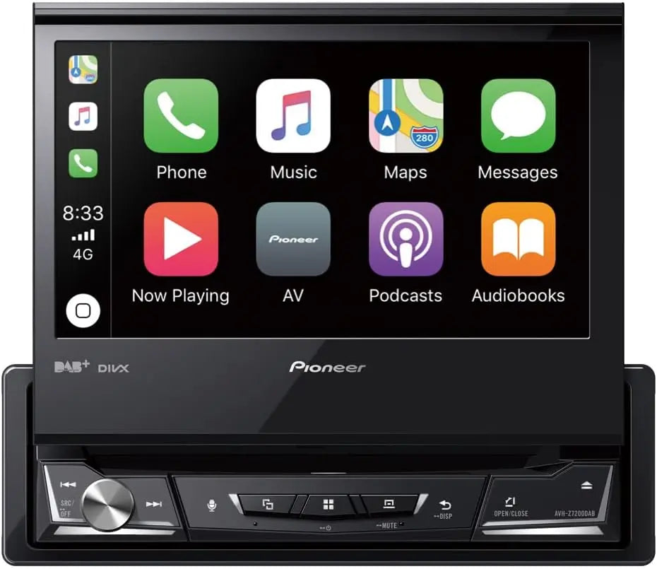 Pioneer AVH-Z7200DAB Autoradio Multimédia – 50 Watts, noir/gris