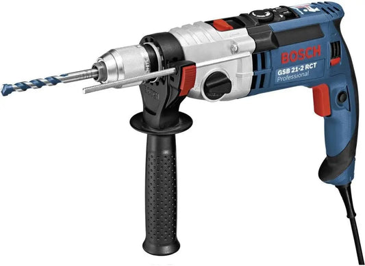 Bosch PRO Perceuse à percussion GSB 21-2 RCT – 1300 W, gris/bleu/noir