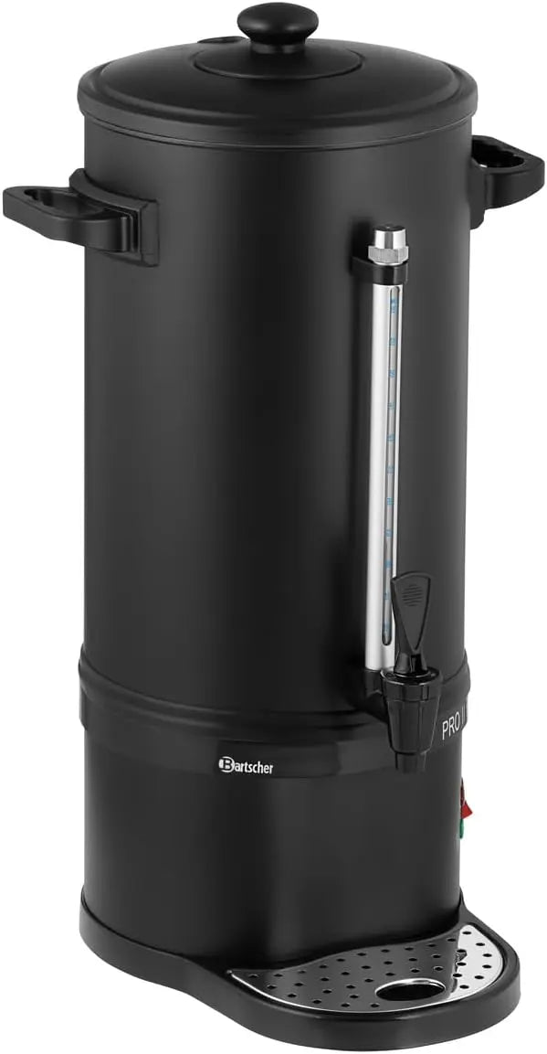 Bartscher Machine à café PRO II 60 S pour les besoins de restauration – 1,2 kW, 9 litres / 4,5 litres, noir/gris