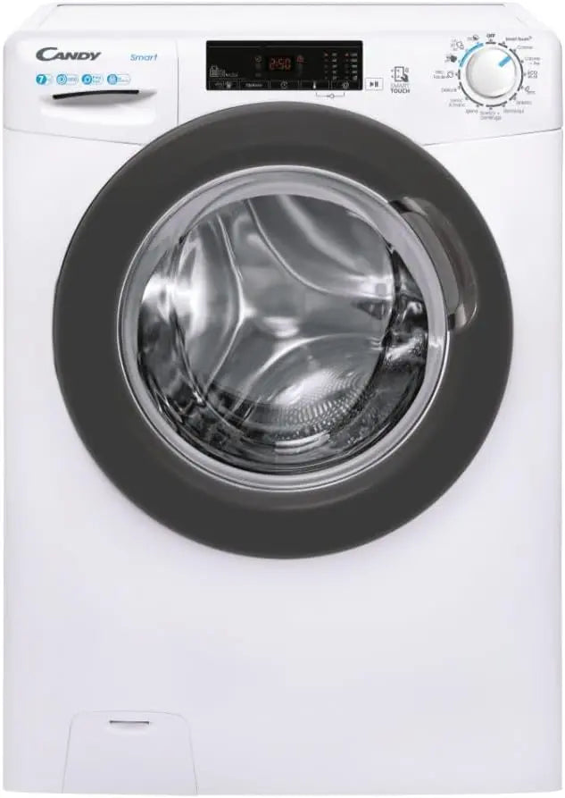 Candy Smart CSS4127TRE/1-11 lavatrice Libera installazione Caricamento frontale 7 kg 1200 Giri/min D – 00 litres, 175 kWh, gris