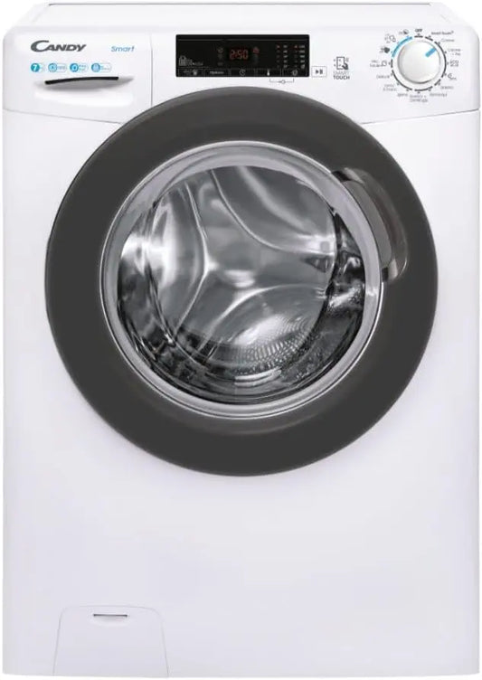 Candy Smart CSS4127TRE/1-11 lavatrice Libera installazione Caricamento frontale 7 kg 1200 Giri/min D – 00 litres, 175 kWh, gris