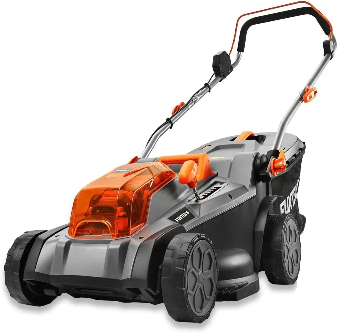 FUXTEC Tondeuse sans Fil FX-E2RM43SET • Puissance 40V • 43cm • Bac 40L – gris/noir