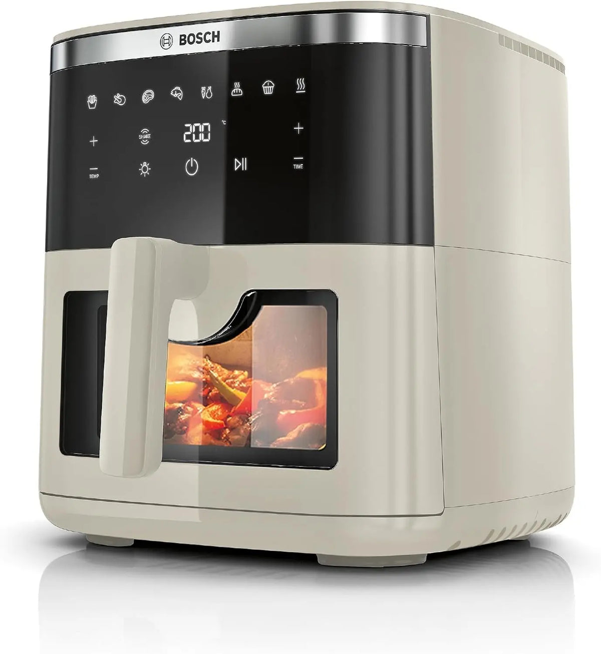 Bosch MAF671C0 Série 6 - Friteuse sans huile XXL – 7,2 litres, gris/noir