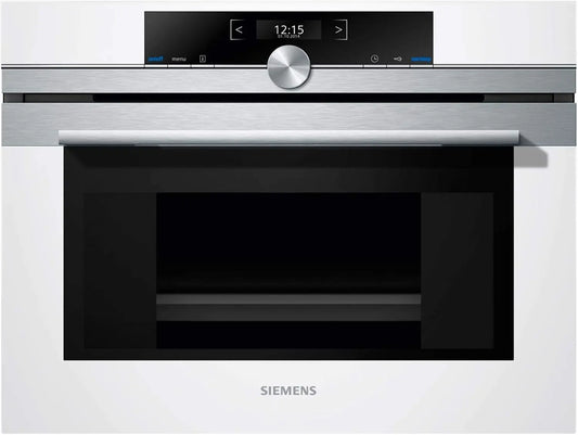 Siemens cd634gbw1 Set vapeur encastrable/38 L/halogène éclairage intérieur/Blanc – 1,9 kW
