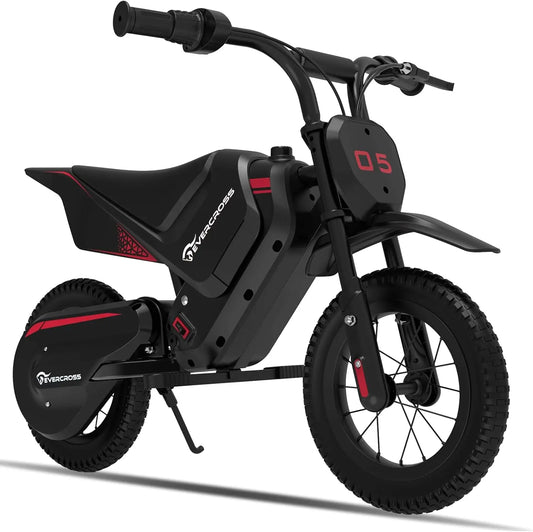 EVERCROSS EV05M Moto Electrique Enfants véhicule de loisirs – 150 W, 5,2 Ah, noir/gris