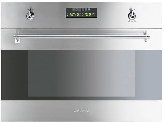 S45VX2 SMEG Four vapeur classici COMPACT 45 CM - inox finger friendly – 1800 W, 34 L, argenté