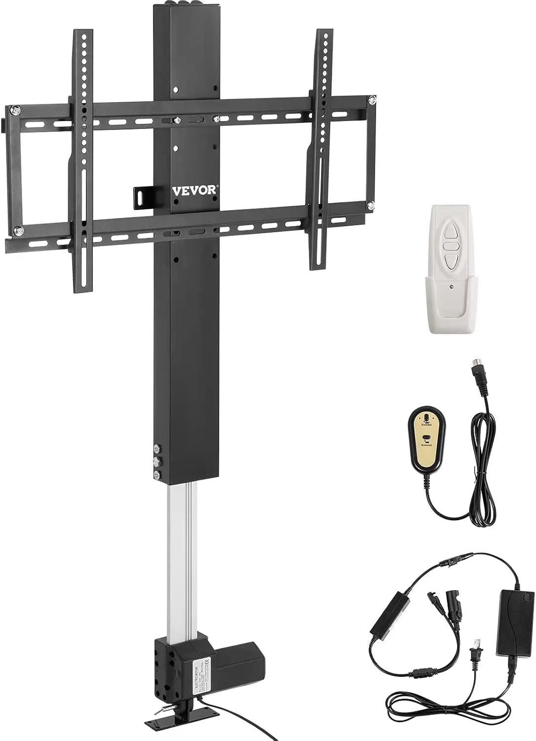 VEVOR Support téléviseur Télévisions 26-60 pouces support téléviseur motorisé Téléviseur LCD/LED/Plasma – noir