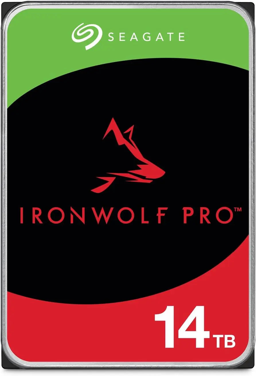 Seagate IronWolf Pro unité de stockage – ST14000NT001, 14 to, noir/rouge/vert
