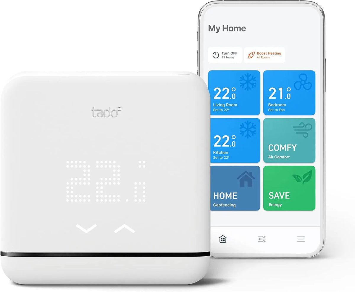 Tado° Contrôle Connecté et Intelligent de la Climatisation V3+ – bleu/gris