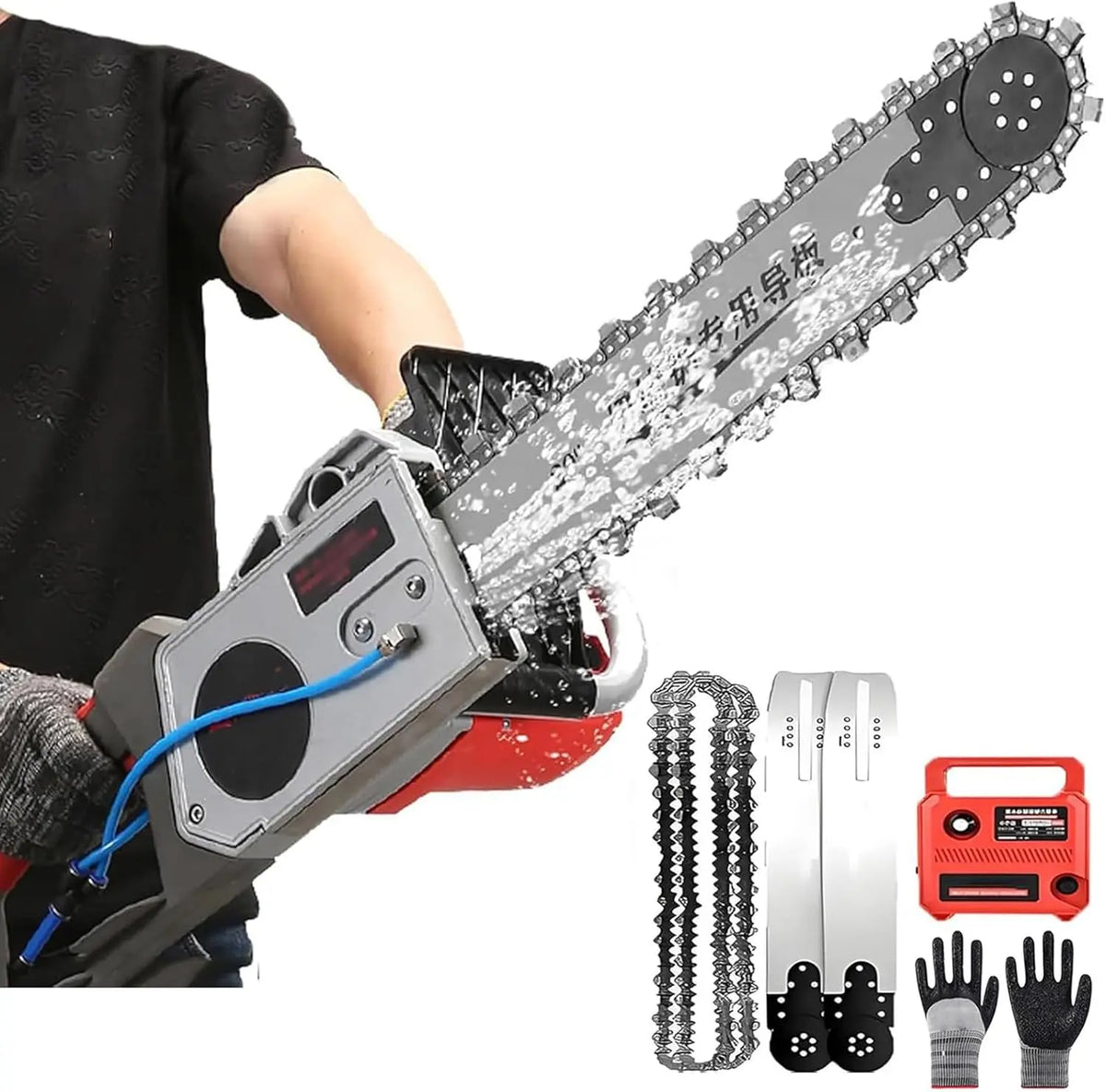 Tronçonneuse à Béton – 5800 W / 6500 W, gris/noir