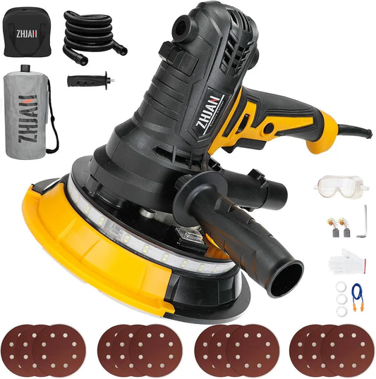 Ponceuse murale pour cloisons sèches 900W,1400-2700RPM – gris/orange/noir