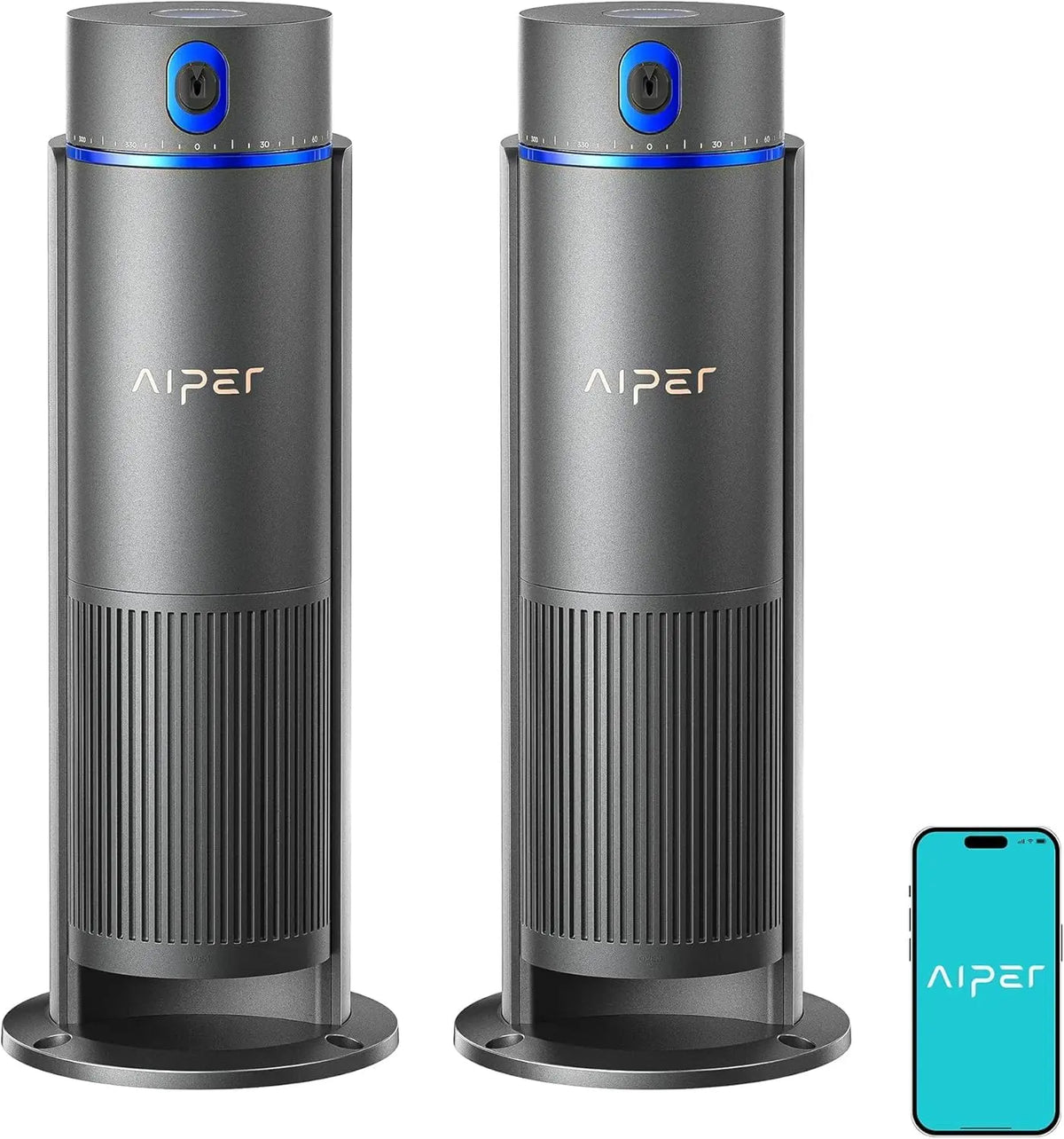 Aiper IrriSense 2 Système d'Irrigation Intelligent – gris