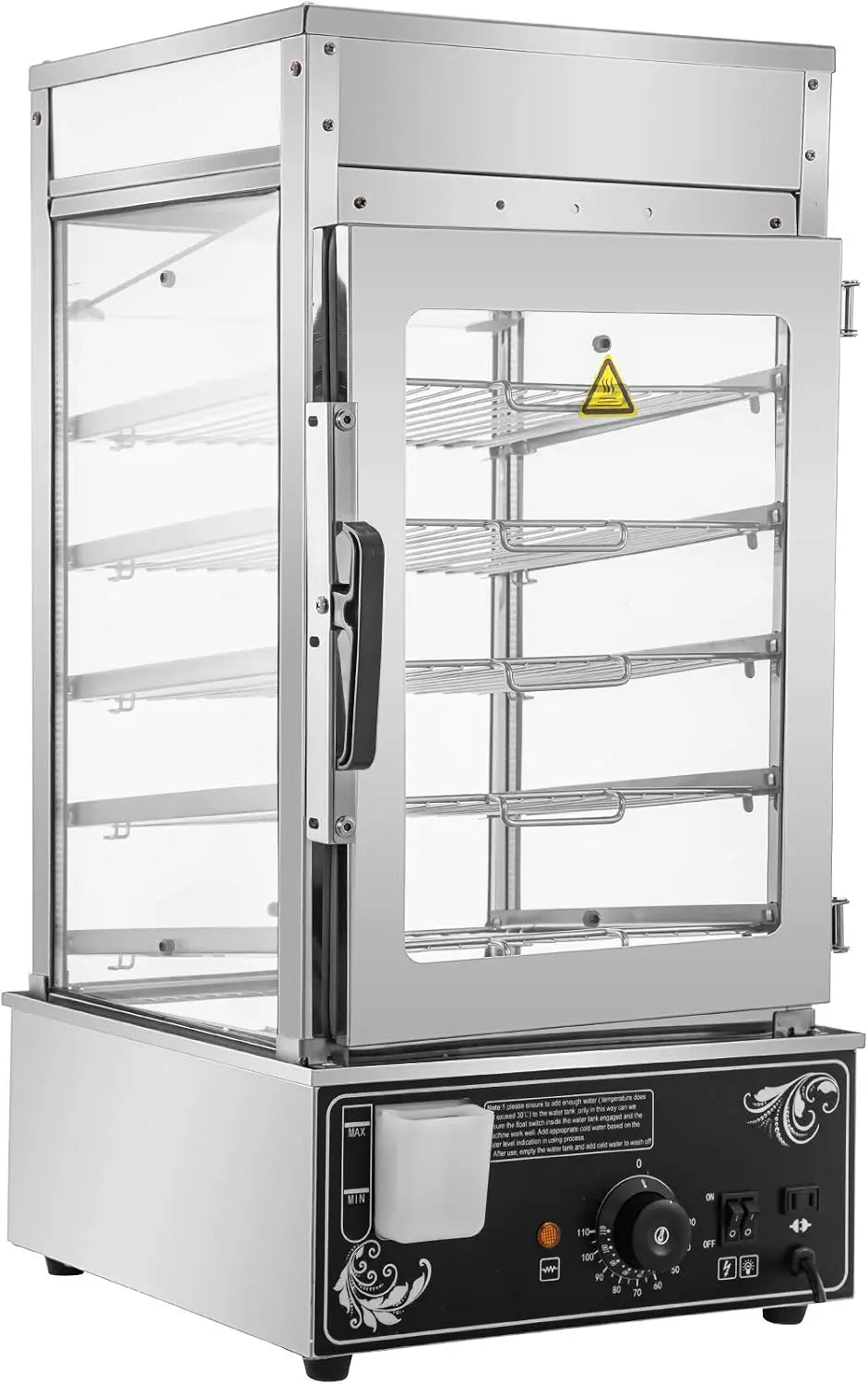 VEVOR Cuiseur à Vapeur Commercial – 900 W, gris