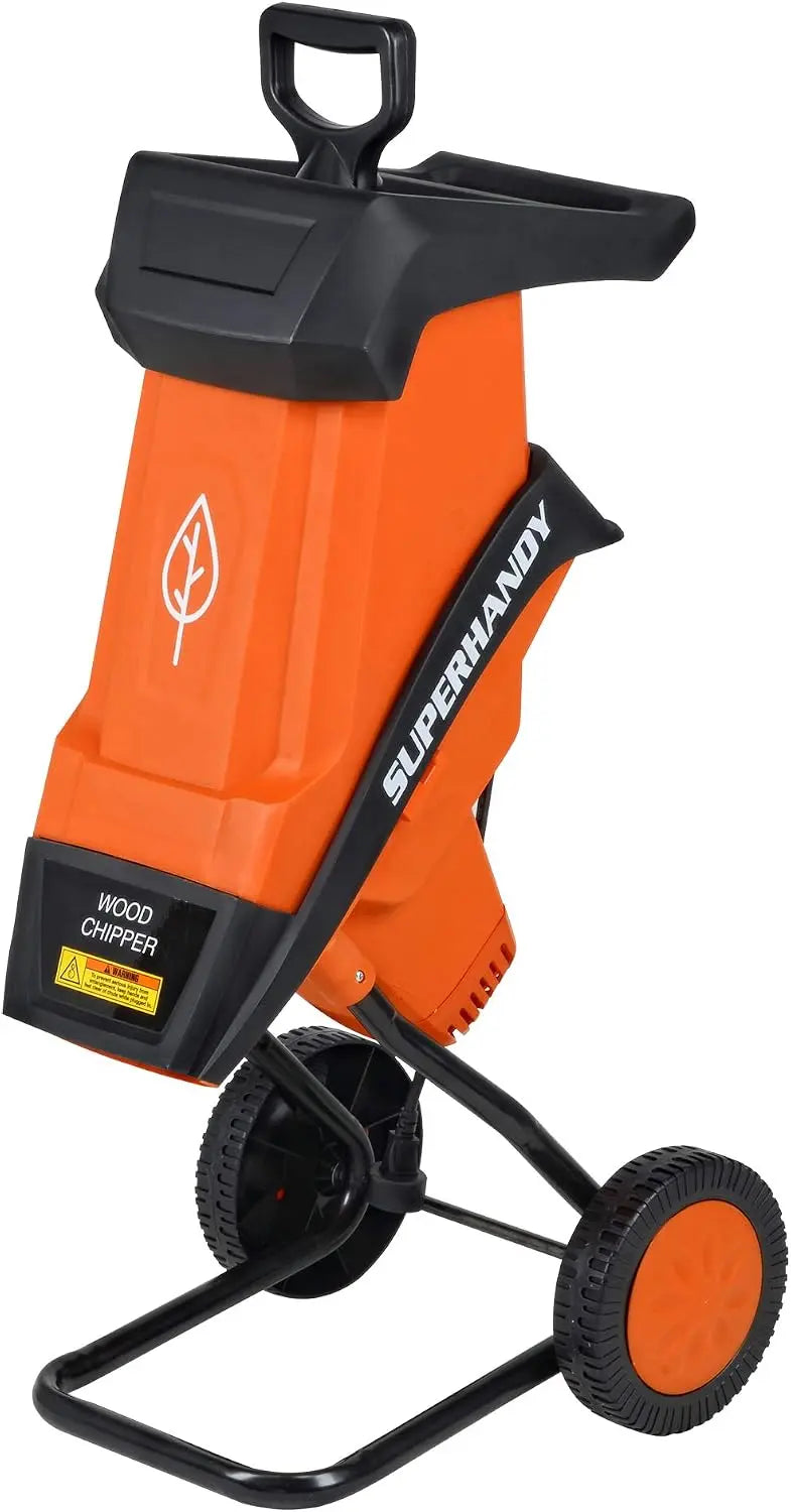 SuperHandy Broyeur de Jardin Électrique Bois Chipper Shredder broyeuse portable Corps polypropylène Pro – orange/gris/noir