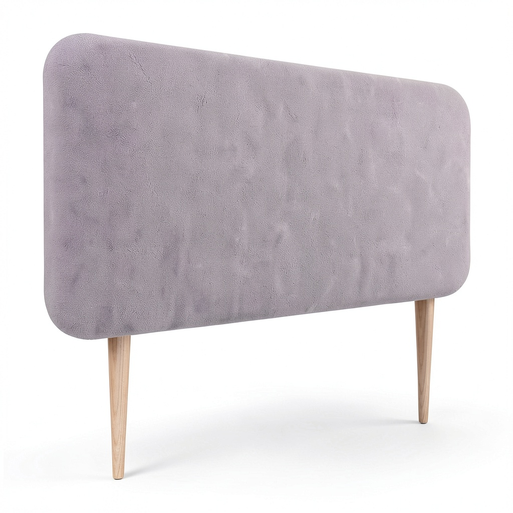 Lit, en velours, pour la chambre
