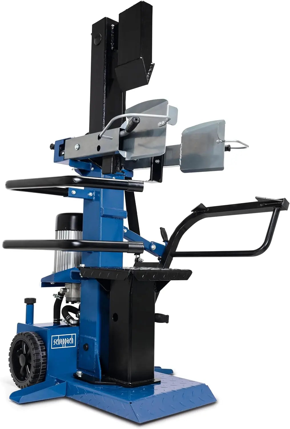 Scheppach Fendeur de bois COMPACT 10T 230V - Puissance de fendage 10T – 3150 W, 50 Hz, noir/bleu/gris