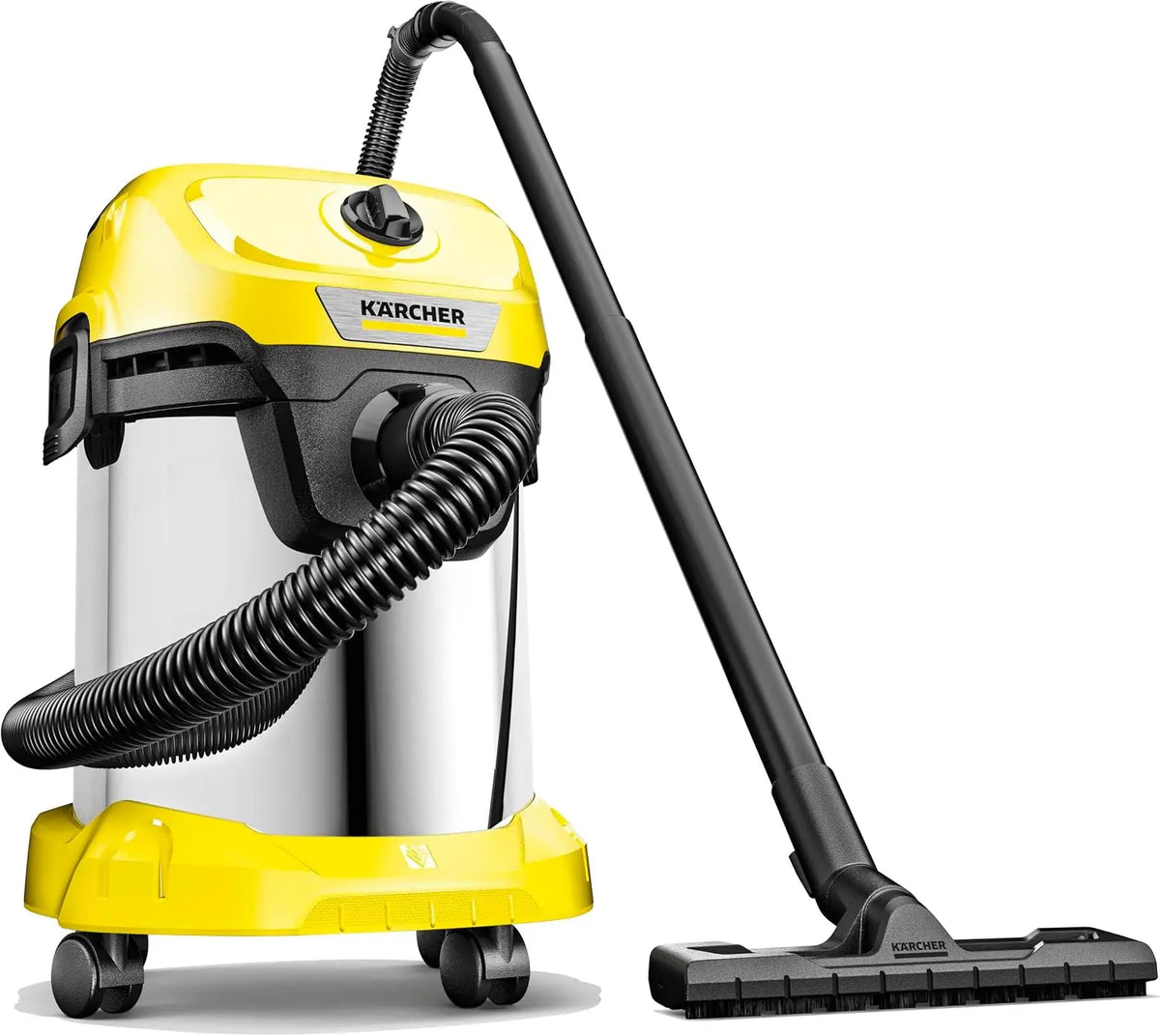 KÄRCHER Aspirateur Eau et Poussières WD 3 S V-17/4/20 – 1000 W, 17 l, argenté