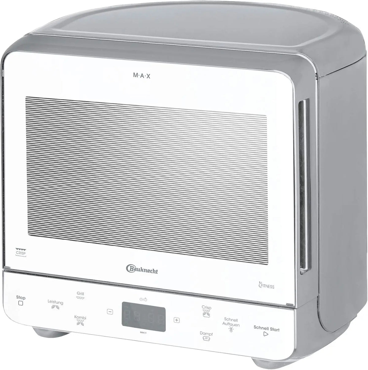 Bauknecht MW 39 WSL Combiné grill et micro-ondes/Fonction Crisp / 700 W/Chambre de cuisson 13 l/Design – 36 x 39,2 x 35,3 cm