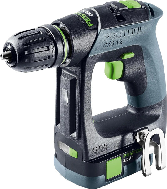Festool Visseuse sans fil CXS 12 - Perceuse Compacte 2,5 Ah – gris/noir/bleu